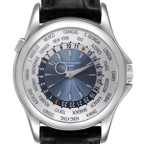 patek philippe world time platinum|Patek Philippe world time 5130.